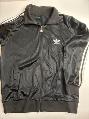 Black Adidas track jacket